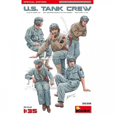 [ܼ] BE35391 [Miniart] BE35391 1/35 U.S. Tank Crew Special Edition
