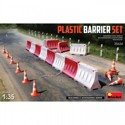 [ܼ] BE35634 [Miniart] BE35634 1/35 Plastic Barrier Set