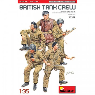 [ܼ] BE35332 [Miniart] BE35332 1/35 British Tank Crew Special Edition