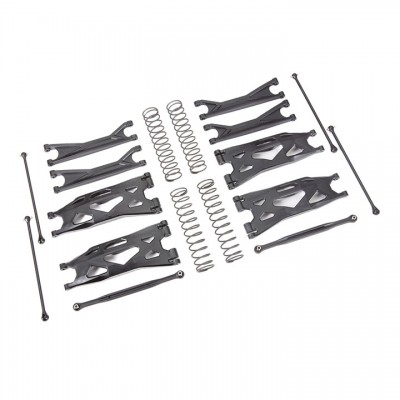[ܼ] AX7895 [Traxxas] AX7895 Suspension kit Widemaxx Black