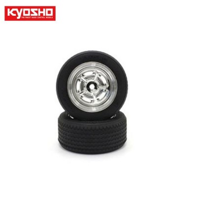 [���ܼ�] KYFATH703SMM [KYOSHO] Glued Vintage TC Tire FZ02 (M/RostylePlate/2pcs)