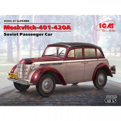 [ܼ] BICM35484 [ICM] BICM35484 1/35 Moskvitch-401-420A,Soviet Passngr Car