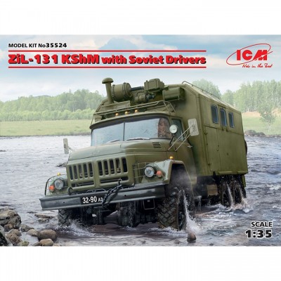 [ܼ] BICM35524 [ICM] BICM35524 1/35 ZiL-131 KShM with Soviet Drivers