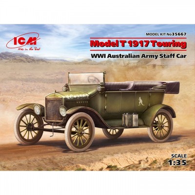 [ܼ] BICM35667 [ICM] BICM35667 1/35 Model T 1917 Touring, WWI Australian Army Staff Car
