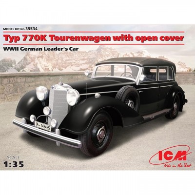 [ܼ] BICM35534 [ICM] BICM35534 1/35 Typ 770K Tourenwagen with open cover, WWII German Leaders Car