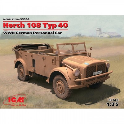 [ܼ] BICM35505 [ICM] BICM35505 1/35 Horch 108 Typ 40, WWII German Personnel Car