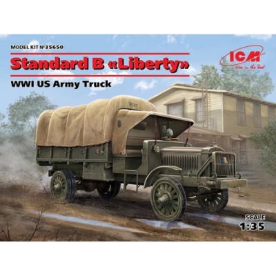 [ܼ] BICM35650 [ICM] BICM35650 1/35 Standard B Liberty, WWI US Army Truck (100% new molds)