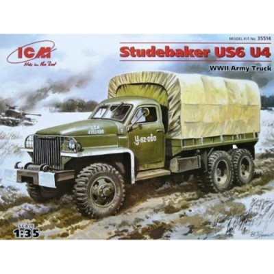 [ܼ] BICM35514 [ICM] BICM35514 1/35 Studebaker US6 U4 , WWII Army Truck