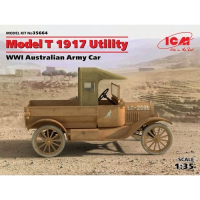 [ܼ] BICM35664 [ICM] BICM35664 1/35 Model T 1917 Utility, WWI Australian Army Car