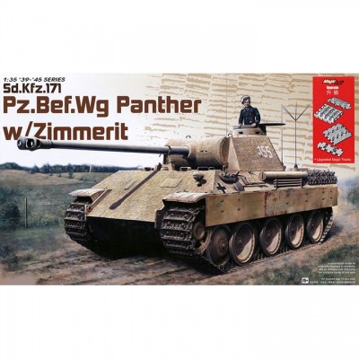 [ܼ] BD6965 [Dragon] BD6965 1/35 Pz.Bef.Wg. Panther w/Zimmerit - Magic Track