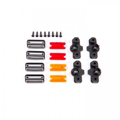 [ܼ] AX9116 [Traxxas] AX9116 Marker light housing (4)/ marker light mount (4)/ marker light lens (red (2), amber (2))/ reverse lens (left & right)/ 1.6x5 BCS (self-tapping) (8)