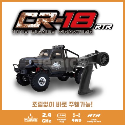 [ܼ]  [HobbyPlus] CR-18 ϺƮ 1/18  ̴ ũ﷯ RTR (׷ ÷)
