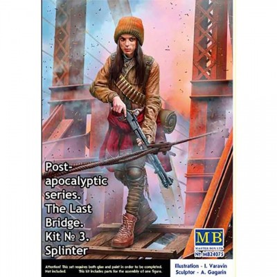 [���ܼ�] CM24075 [MasterBox] CM24075 1/24 Post Apocalyptic Series.The last Bridge.Kit No.3 Splinter