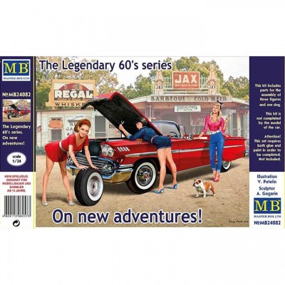[���ܼ�] CM24082 [MasterBox] CM24082 1/24 The Legendary 60s Series On New Adventures
