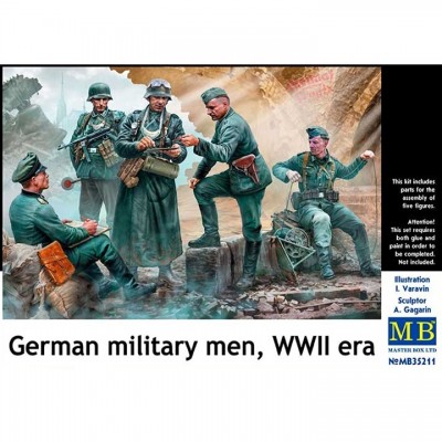 [ܼ] CM35211 [MasterBox] CM35211 1/35 German military men, WWII era