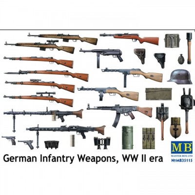 [ܼ] CM35115 [MasterBox] CM35115 1/35 German Infantry Weapons, WW II era