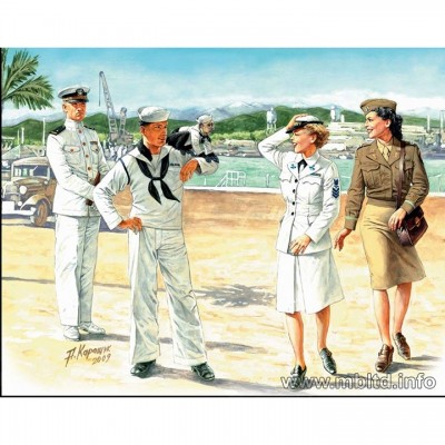 [ܼ] CM3556 [MasterBox] CM3556 1/35 Women at War US NAVY WAVES
