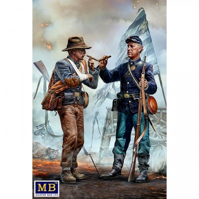 [ܼ] CM35198 [MasterBox] CM35198 1/35 Family Reunited - Brothers Meet Again. End of the War - Confederate army surrenders to Federal troops. Appomattox, Virginia, April 9th, 1865. American Civil War series