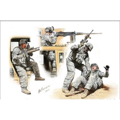 [ܼ] CM35170 [MasterBox] CM35170 1/35 Man Down,US Modern Army,Middle East, Present day- 