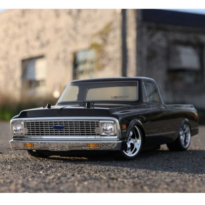 [ܼ] LOS03034T2 [TEAM LOSI] 1/10 1972 Chevy C10 Pickup Truck V100 AWD RTR, Black