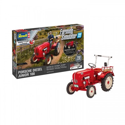 [ܼ] BV7823 [Revell Gmbh] BV7823 1/24 Porsche Junior 108 - Farming Simulator Edition
