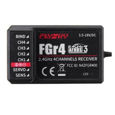 [ܼ] FGR4 [FLY-SKY] FGR4 AFHDS3 Receiver for NB4 Noble (ű)