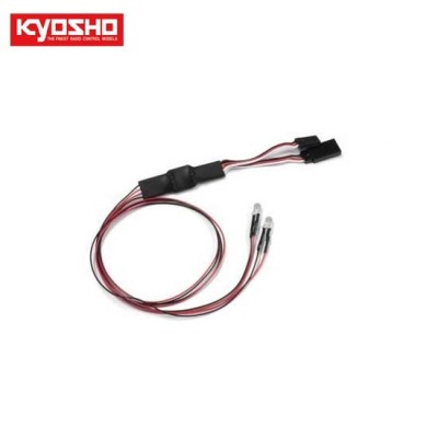 [���ܼ�] KY97054-2R-B [KYOSHO] LED Light Unit (��5/2 Bulbs/L=400/Red)