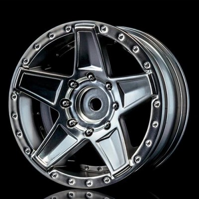[ܼ] 230043FS [MST] CMX/CFX/CFX-W Flat silver 648 1.9 wheel (+5) (4)