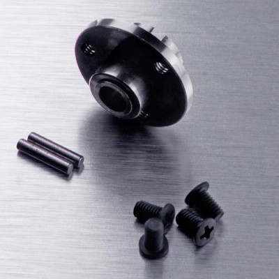 [ܼ] 210230BK [MST] CMX/CFX/CFX-W XXX Alum. spur gear holder (black)