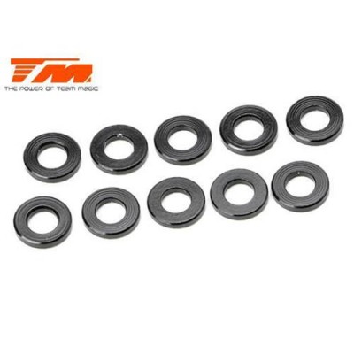 [ܼ] 130114BK [TEAM MAGIC] 3x6x1mm Washer(10)-BK