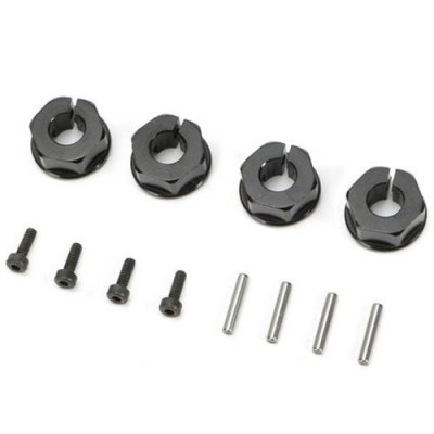 [ܼ] 510174BK [TEAM MAGIC] (E5 ɼƮ) E5 Clamp Type Wheel Hexes 12mm (4) -BK