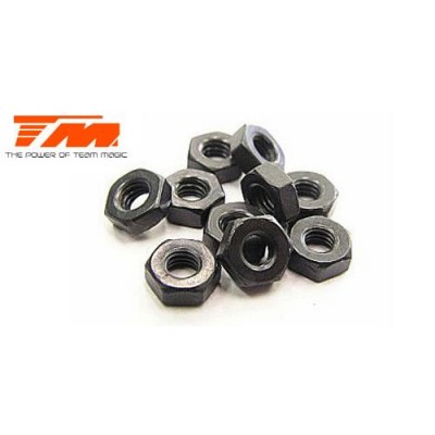 [ܼ] 111007F [TEAM MAGIC] 3mm Flat Locknut (10)