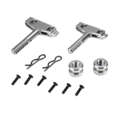 [ܼ] 505226TI [TEAM MAGIC] CNC Machined Battery Hoder Mount (2)-TI