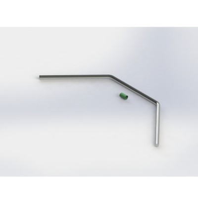 [ܼ] TD330697 [TEAM DURANGO] ANTI-ROLL BAR REAR 2.6mm GREEN