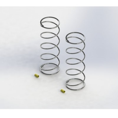 [ܼ] TD330784 [TEAM DURANGO] SHOCK SPRING 84mm YELLOW (62 gf/mm)(2pcs)
