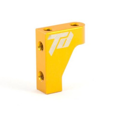[ܼ] TD320257 [TEAM DURANGO] ALUMINIUM SERVO MOUNT OUTER (GOLD, 1PC)
