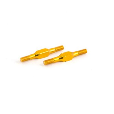 [ܼ] TD330379 [TEAM DURANGO] TURNBUCKLE - ALUMINIUM (M3X28MM) (GOLD, 2PCS)