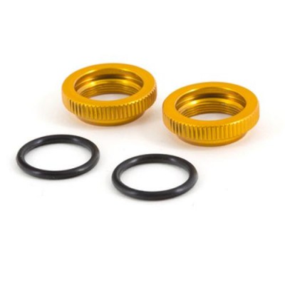 [ܼ] TD330633 [TEAM DURANGO] ALUMINIUM SHOCK COLLARS (GOLD, 2PCS)
