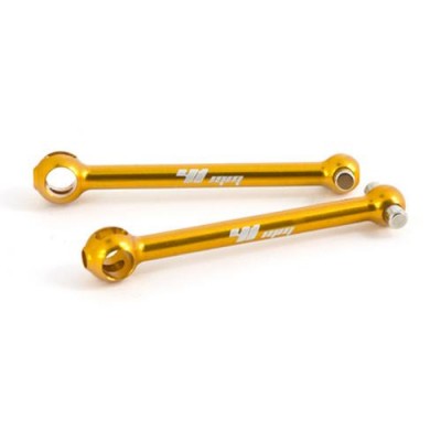 [ܼ] TD310383 [TEAM DURANGO] DJOINT ALUMINIUM DRIVESHAFT 41MM FRONT (GOLD, 2PCS)