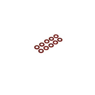 [ܼ] TD709043 [TEAM DURANGO] ALUMINIUM SPACER 6x3x0.50mm (10pcs)(RED)