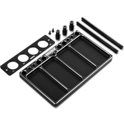 [���ܼ�] 109802 [HUDY] 109802 HUDY ALU TRAY FOR 1/8 OFF-ROAD DIFF & SHOCKS