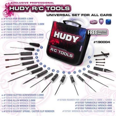 [ܼ] 190004 [HUDY] 190004 HUDY SET OF TOOLS CARRYING BAG - FOR ALL CARS