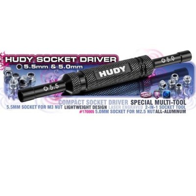 [ܼ] 170005 [HUDY] 170005 HUDY SOCKET DRIVER 5 MM & 5.5 MM