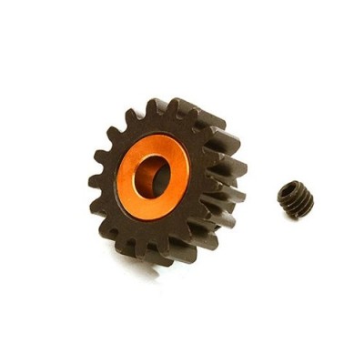 [ܼ] C28750ORANGE [INTEGY] C28750ORANGE Billet Machined 17T Pinion Gear for Arrma 1/8 Kraton 6S BLX (MOD1) (Grey)