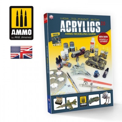 [ܼ] CG6046 [MIG AMMO] CG6046 How to paint with Acrylics 2.0. AMMO Modeling guide (English)