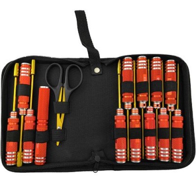 [ܼ] DTT11047 [DETAILS TECH] Tool Bag - Red Set 14pcs (ĳ )