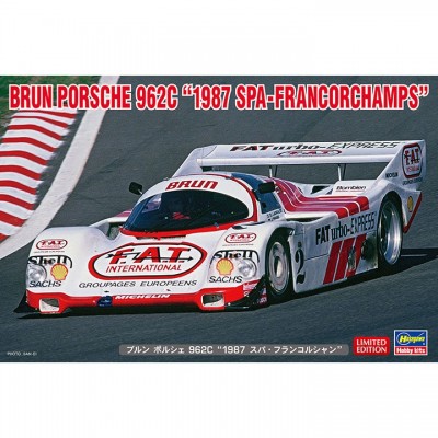 [ܼ] BH20503 [Hasegawa] BH20503 1/24 Brun Porsche 962C 1987 Spa-Francorchamps