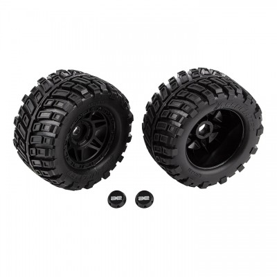 [ܼ] AA25919 [TEAM ASSOCIATED] AA25919 RIVAL MT8 Tires and Wheels, mounted