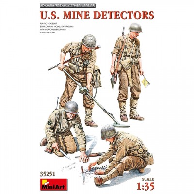 [ܼ] BE35251 [Miniart] BE35251 1/35 U.S. Mine Detectors