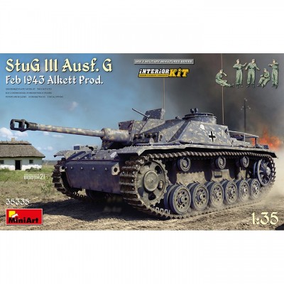 [ܼ] BE35335 [Miniart] BE35335 1/35 StuG III Ausf G,Feb 1943 Alkett Prod-Interior Kit